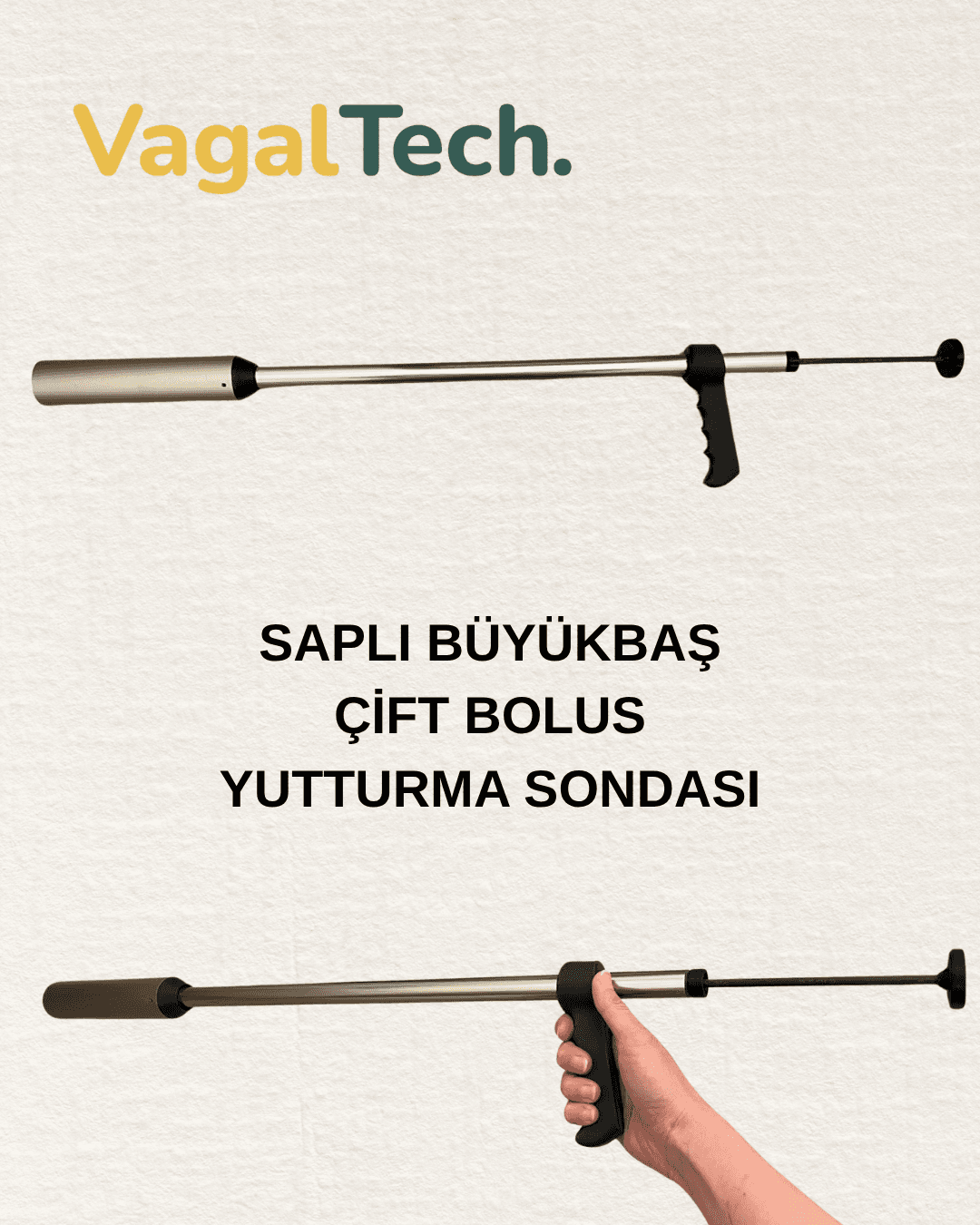 Bolus yutturma aparatı kullanımı