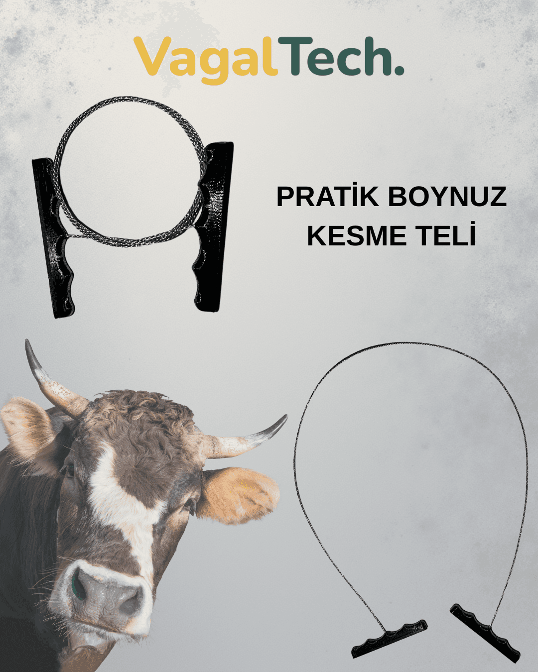 Küçükbaş için boynuz kesme teli